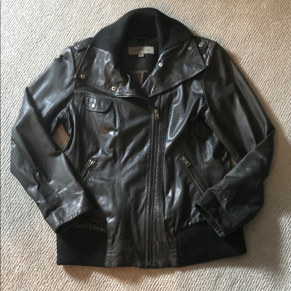 Beautiful Marc New York leather bomber jacket!!!!